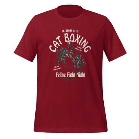 Cat Boxing Unisex t-shirt